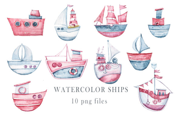 Download Watercolor Nursery Cute Sailboat Clipart - Art Collection
