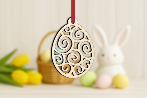 Download SVG Laser Easter Egg Swirl Elements Gift - Premium Bundle