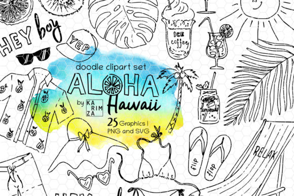 Download Summer Clipart, Beach Svg, Luau Svg - Art Collection