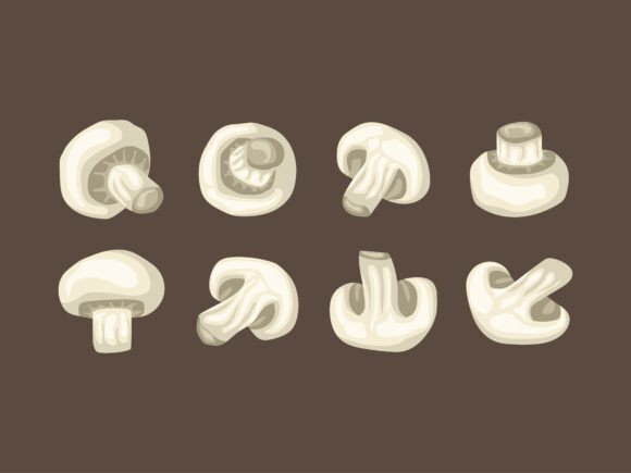 Download Champignon Cartoon Mushroom Health Fresh - Art Collection