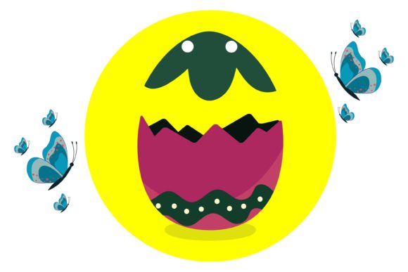 Download Easter Egg Butterfly Decoration Yellow - Easter egg Collection