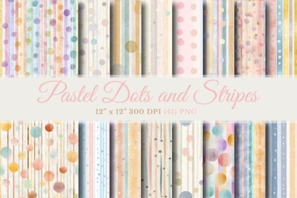 Download Pastel Dots and Stripes Journal Paper - Journal paper Collection