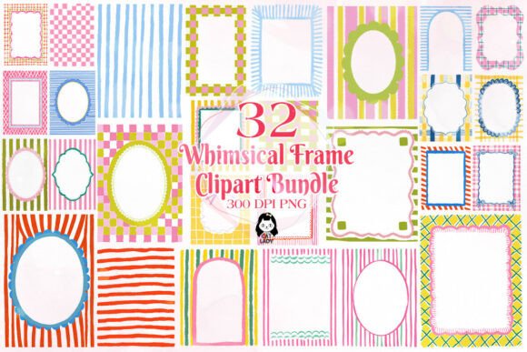 Download Whimsical Frame Clipart Bundle - Art Collection