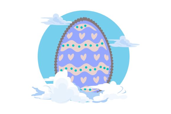 Download Easter Egg Decoration Style  Scalloped - Easter egg Collection