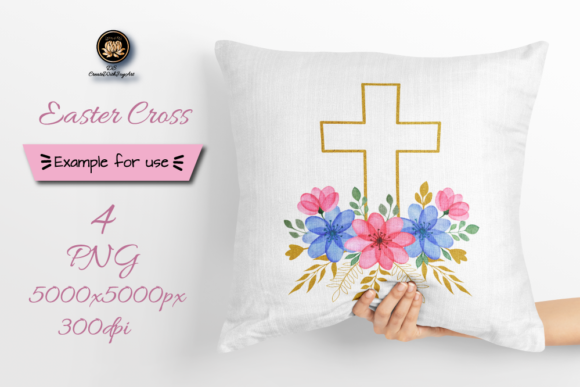 Download Easter Flower Crosses Clipart - Art Collection