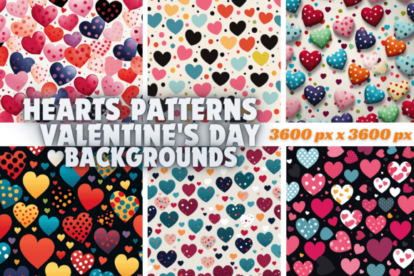 Download Hearts Patterns Valentine's Day - Art Collection
