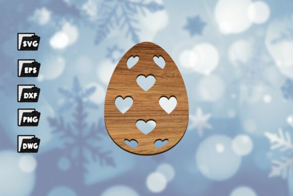 Download Love Heart Easter Egg Laser Cut - Premium Resources