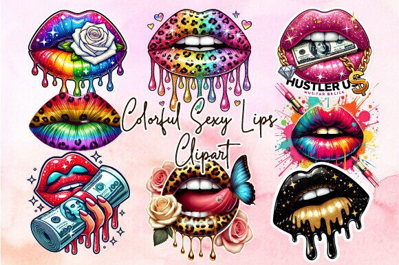 Download Colorful Sexy Lips Clipart Designs - Art Collection