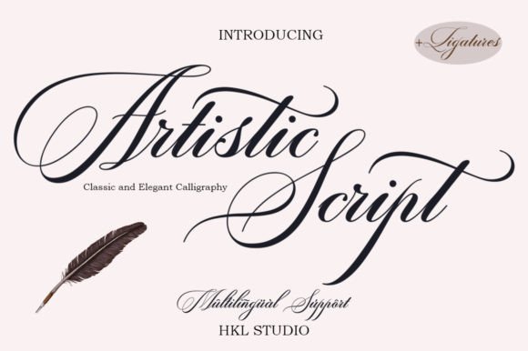 Download Artistic Script - Art Collection
