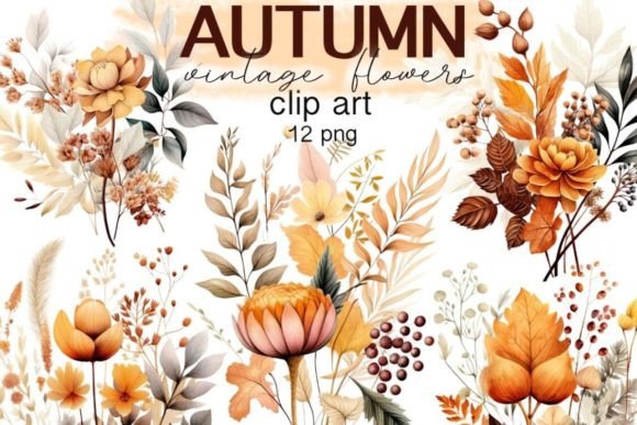 Download Fall Flowers Clipart Autumn Floral - Art Collection