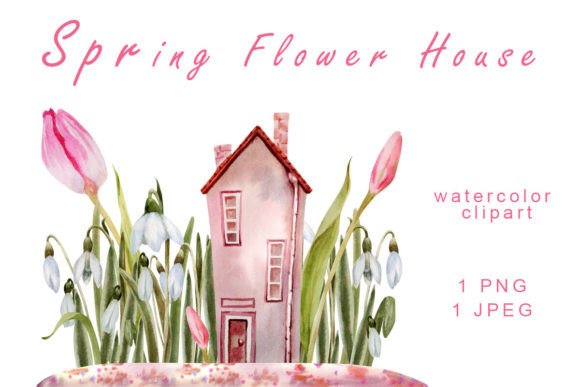 Download Fairy-tale House PNG Watercolor Clipart - Art Collection