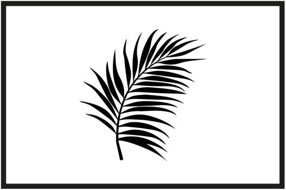 Download Palm Leaf Silhouette Clipart Isolated - Art Collection