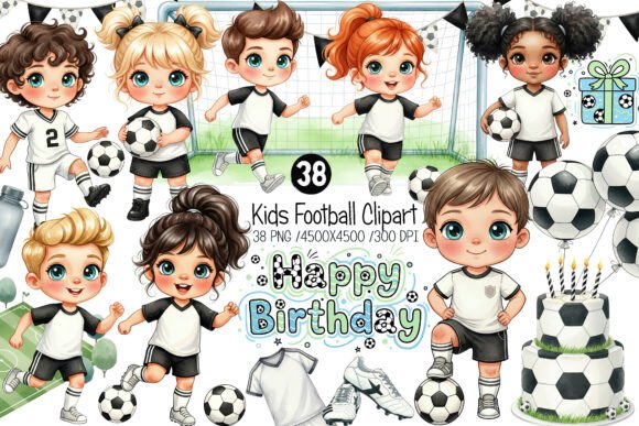 Download Kids Soccer Clipart, Football Clipart - Art Collection